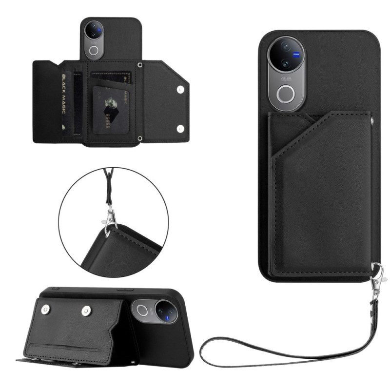 Skal För Vivo V50 5g Korthållare Och Rem