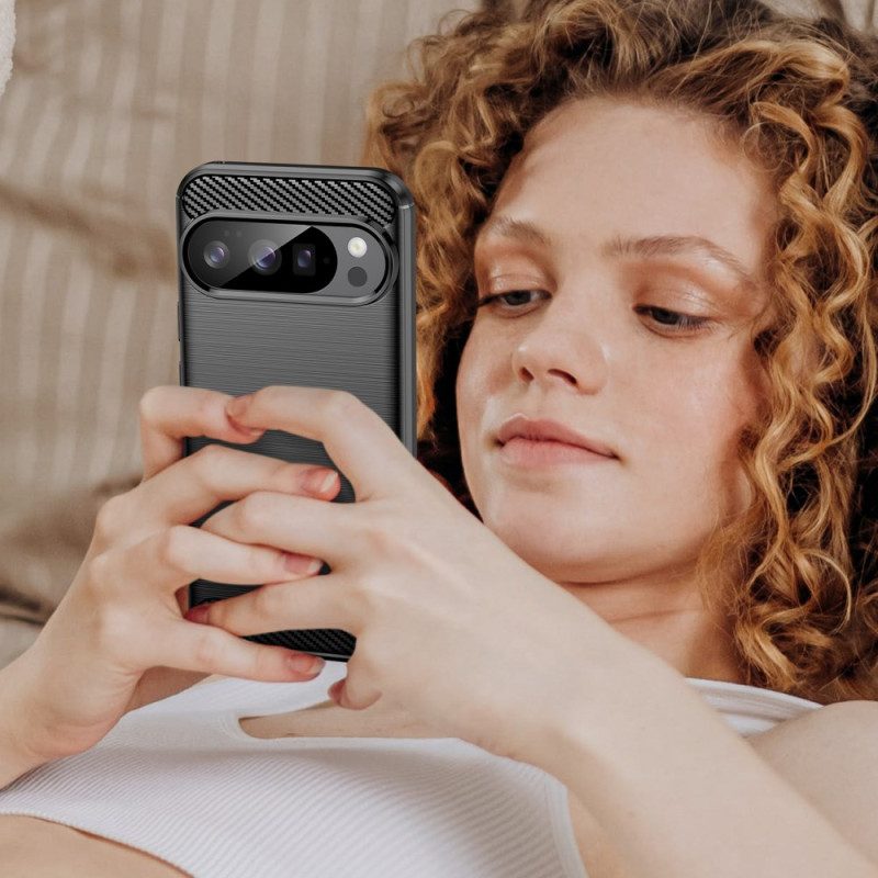 Skal Google Pixel 10 / 10 Pro Borstad Kolfiber