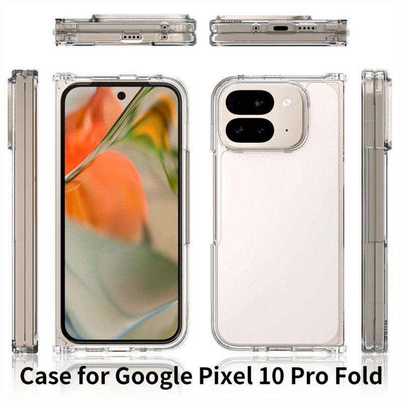 Skal Google Pixel 10 Pro Fold Telefonfodral Transparent Hybrid