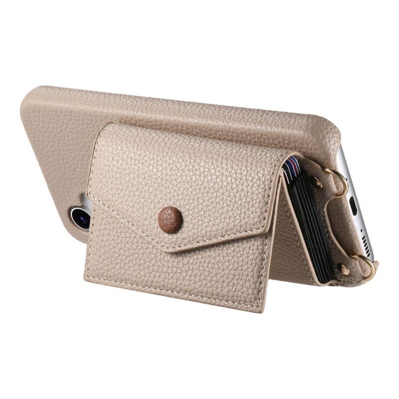 Skal Google Pixel 10 / 10 Pro Korthållare Med 9 Spegelglas Och Axelrem