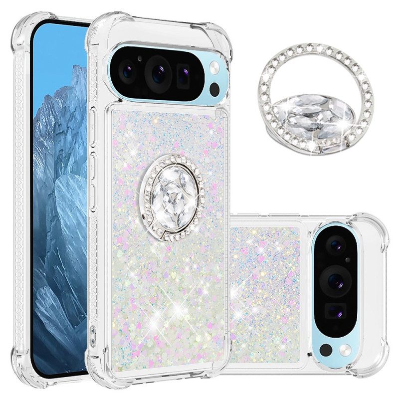 Skal Google Pixel 10 Pro Xl Glitter Med Ringhållare