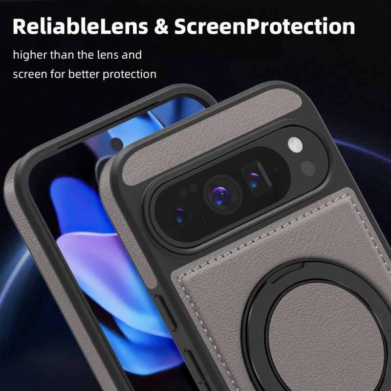 Skal Google Pixel 10 Pro Xl Magsafe-kompatibel Ringhållare I Mockaeffekt