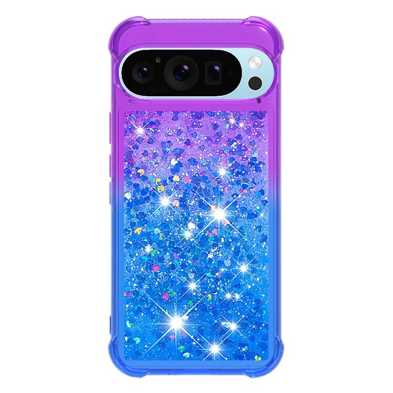 Skal Google Pixel 10 Pro Xl Telefonfodral Gradient Glitter