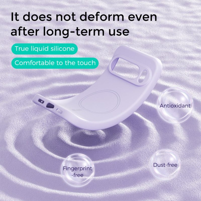 Skal Google Pixel 10a Magnetisk Flytande Silikon