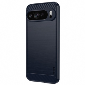 Skal Google Pixel 9 Pro Telefonfodral Borstad Kolfiber