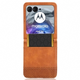 Skal Motorola Razr 50 Telefonfodral Vintaga Frisskorthållare