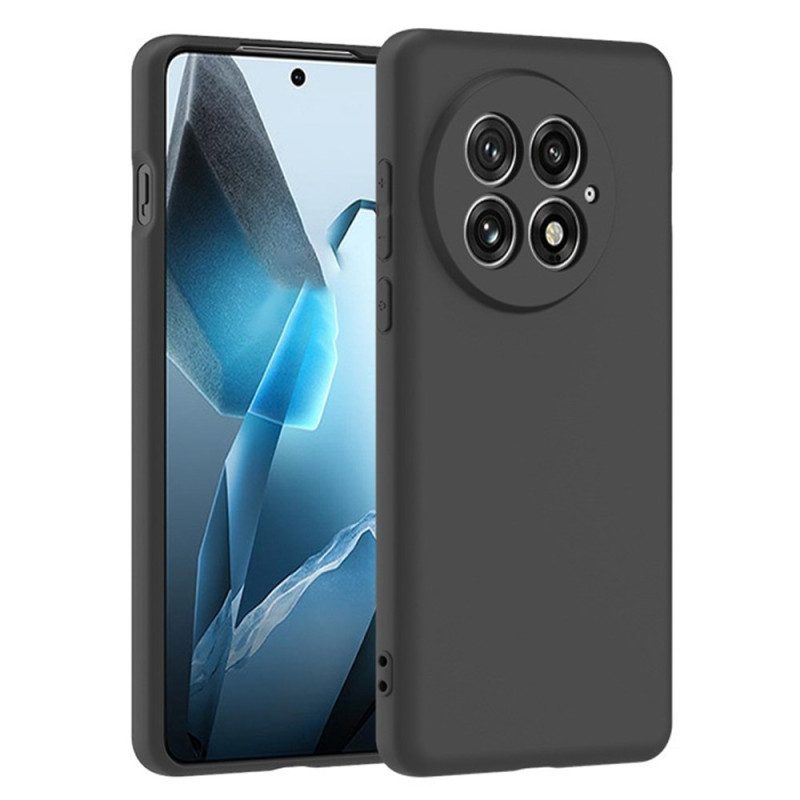 Skal Oneplus 13 2-i-1 Matt Silikonskydd Med Härdat Glas