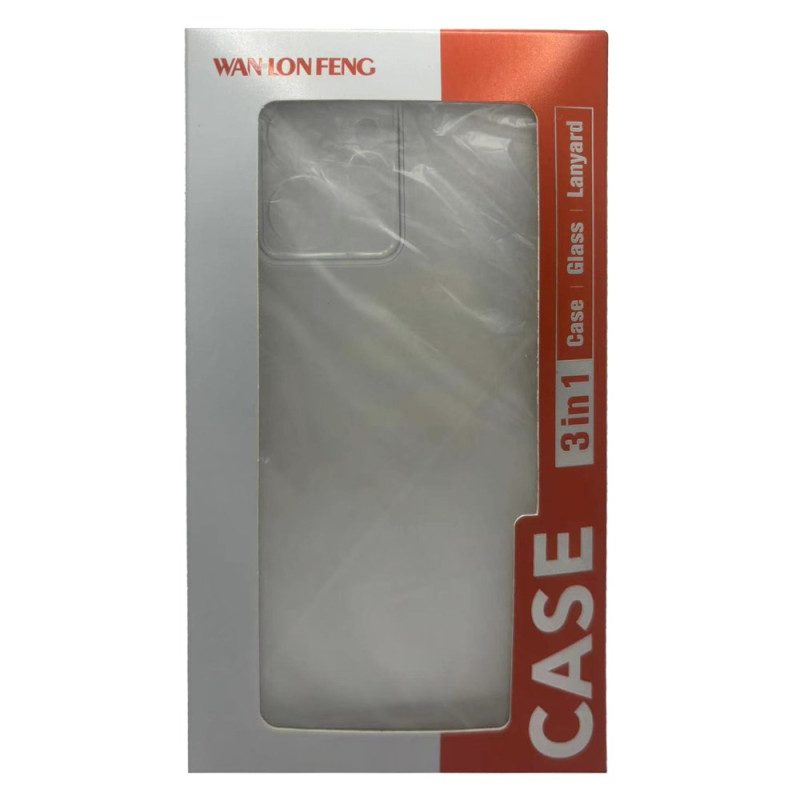 Skal Oneplus 13 Förstärkt Genomskinligt Skärmskydd Med Härdat Glas