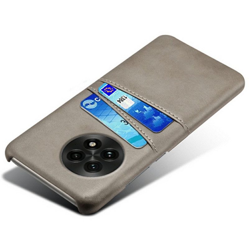 Skal Oneplus 13 Korthållare Med Lädereffekt