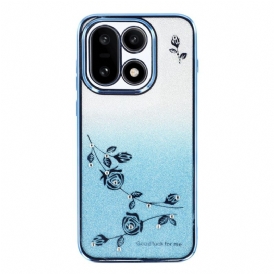 Skal Oneplus 15 Gradientblommor Och Paljetter