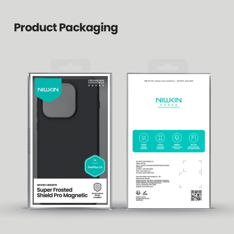 Skal Oneplus 15 Magnetisk Frostad Skärm Pro Nillkin
