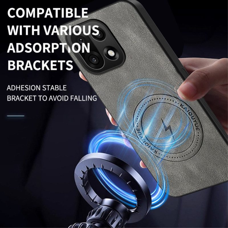 Skal Oneplus 15 Telefonfodral Magsafe-lädereffekt