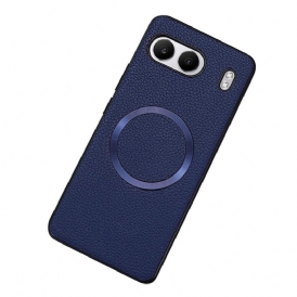 Skal Oneplus Nord 4 Litchikonläder Kompatibel Med Magsafe