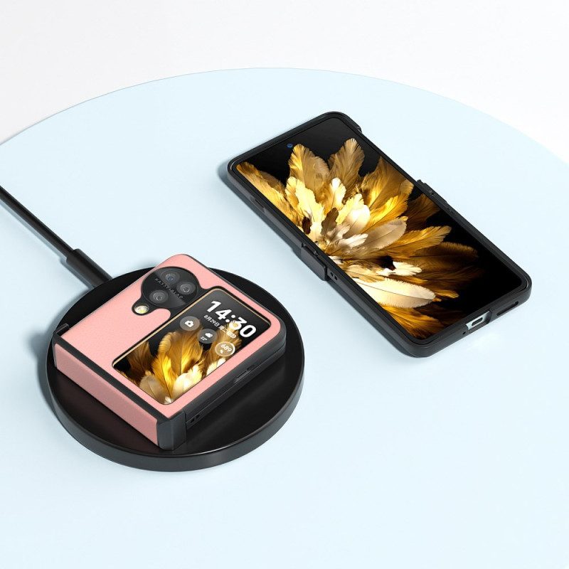 Skal Oppo Find N3 Flip Telefonfodral Texturerat Läder Abeel