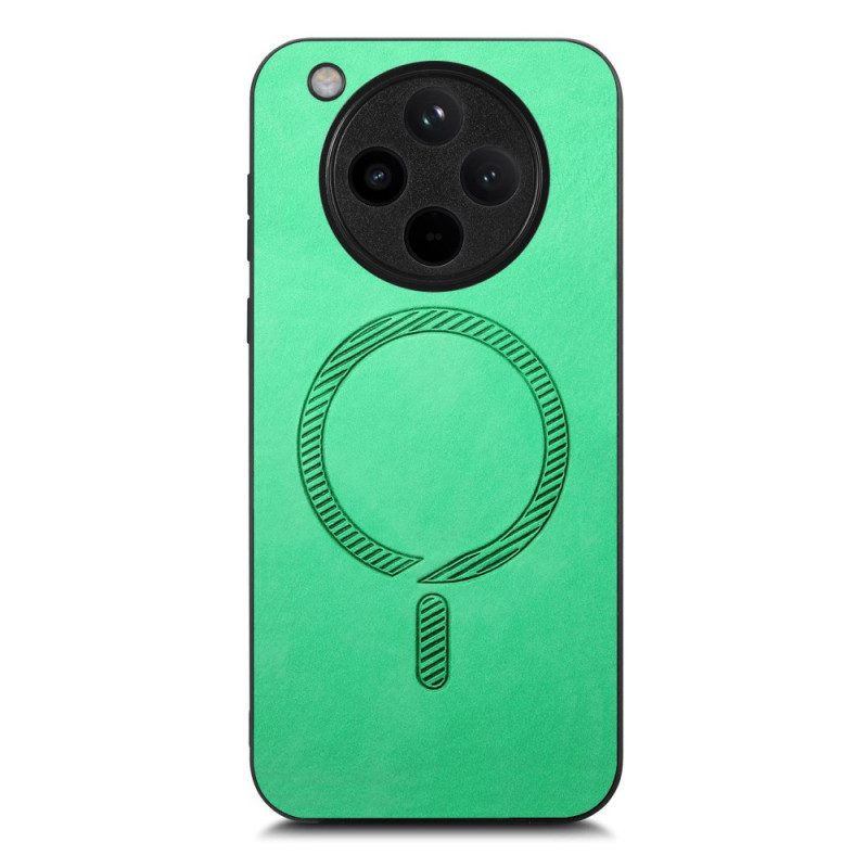 Skal Oppo Find X8 Magsafe-kompatibel Lädereffekt