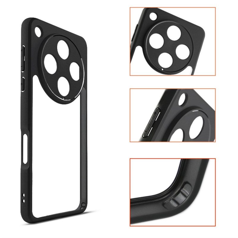 Skal Oppo Find X8 Pro Genomskinlig Med Silikonkanter