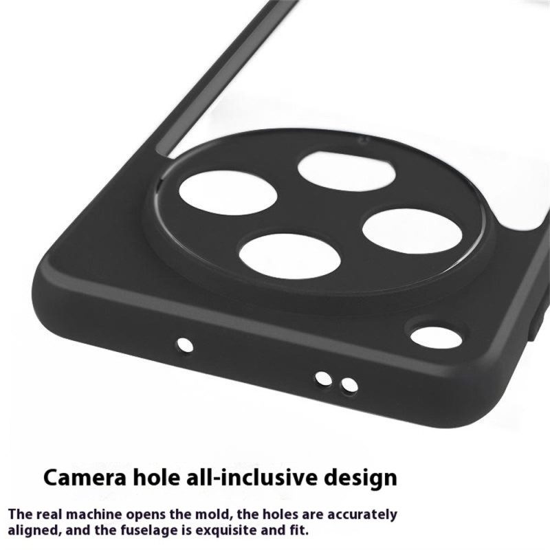 Skal Oppo Find X8 Pro Genomskinlig Med Silikonkanter