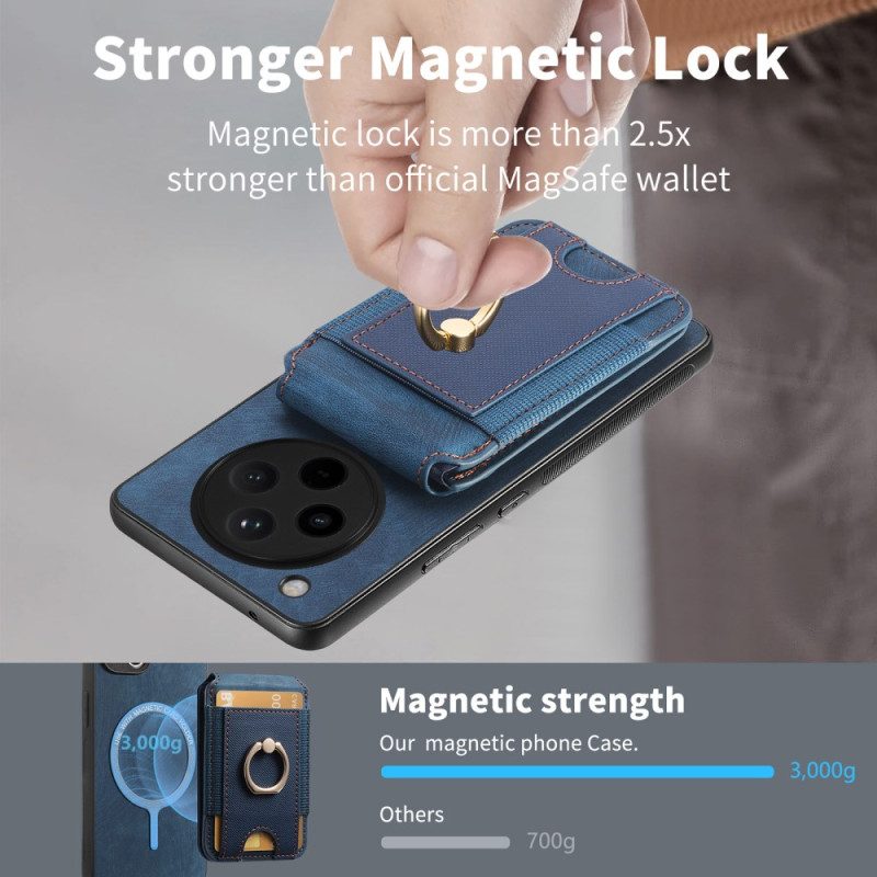 Skal Oppo Find X8 Pro Telefonfodral Fällbart Korthållare