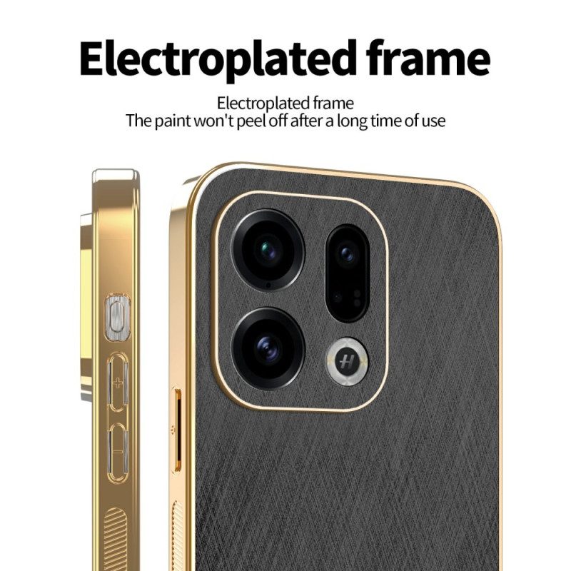 Skal Oppo Find X9 5g Kadem Lädereffekt