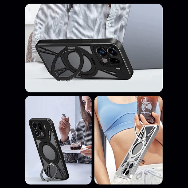 Skal Oppo Find X9 5g Roterande Magnetisk Fäste Och Värmeavledning