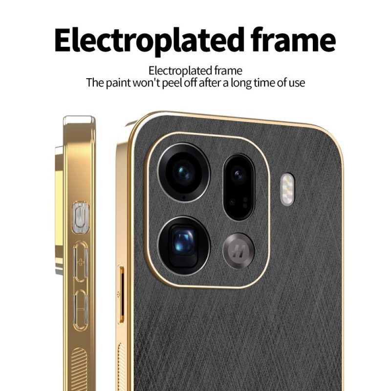 Skal Oppo Find X9 Pro 5g Kadem Lädereffekt