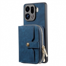 Skal Oppo Find X9 Pro 5g Korthållare Med Dragkedja Och Axelrem