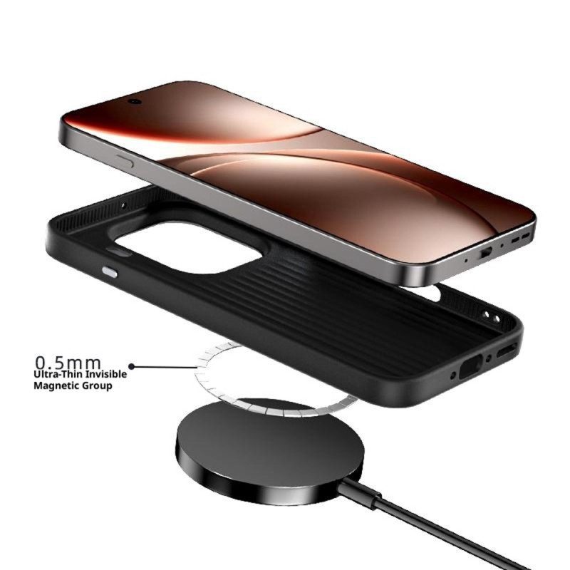 Skal Oppo Find X9 Pro 5g Magsafe Mikropräglad Struktur Abeel