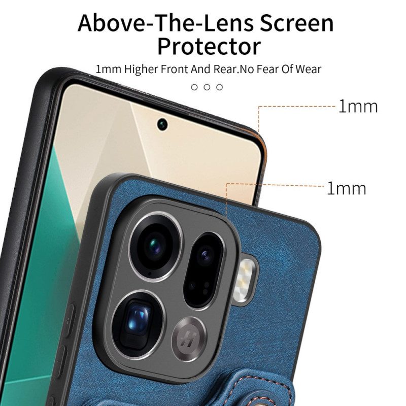 Skal Oppo Find X9 Pro 5g Rfid-korthållare I Retrodesign