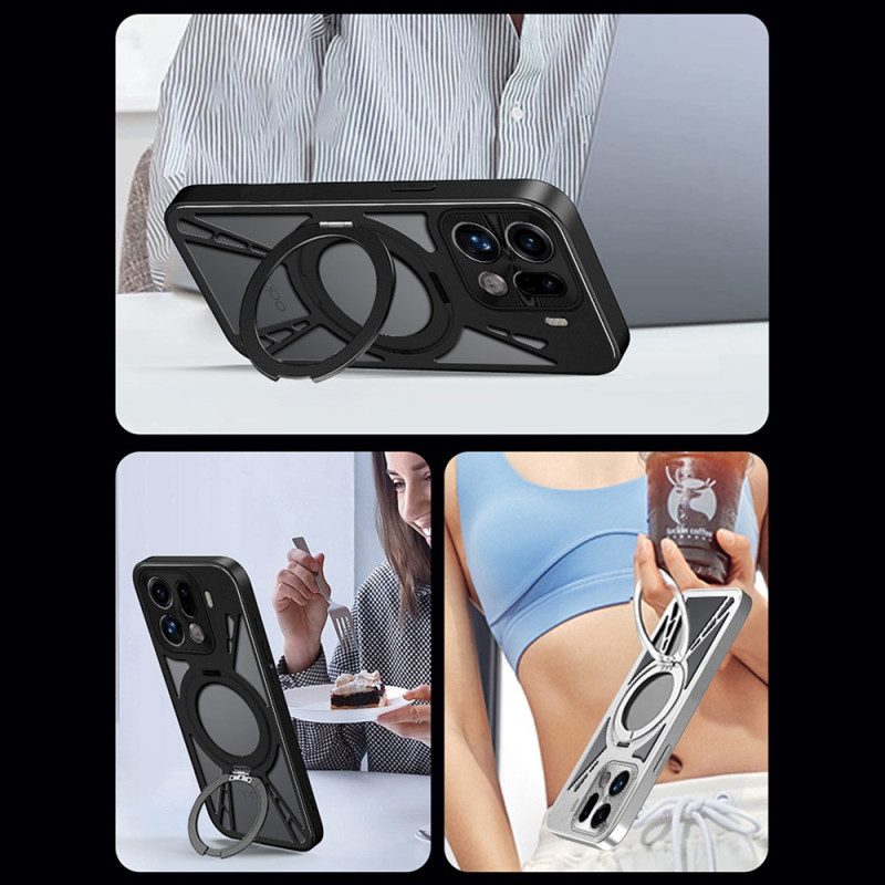 Skal Oppo Find X9 Pro 5g Roterande Magnetiskt Stativ Och Värmeavledning