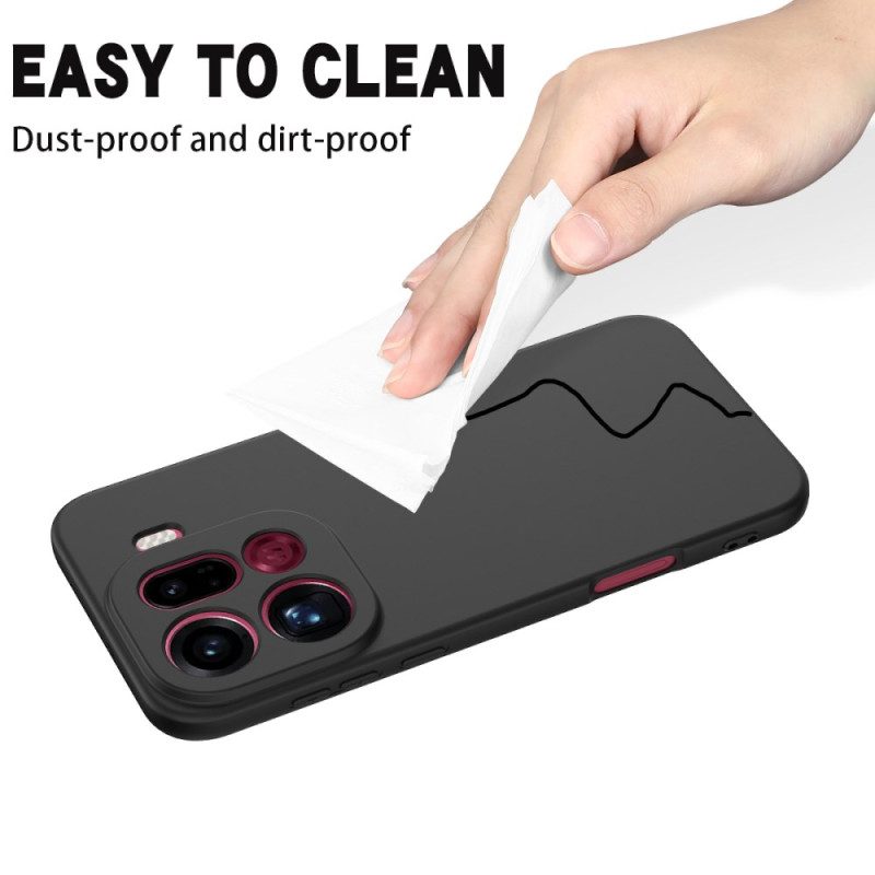 Skal Oppo Find X9 Pro 5g Telefonfodral Flytande Silikonrem