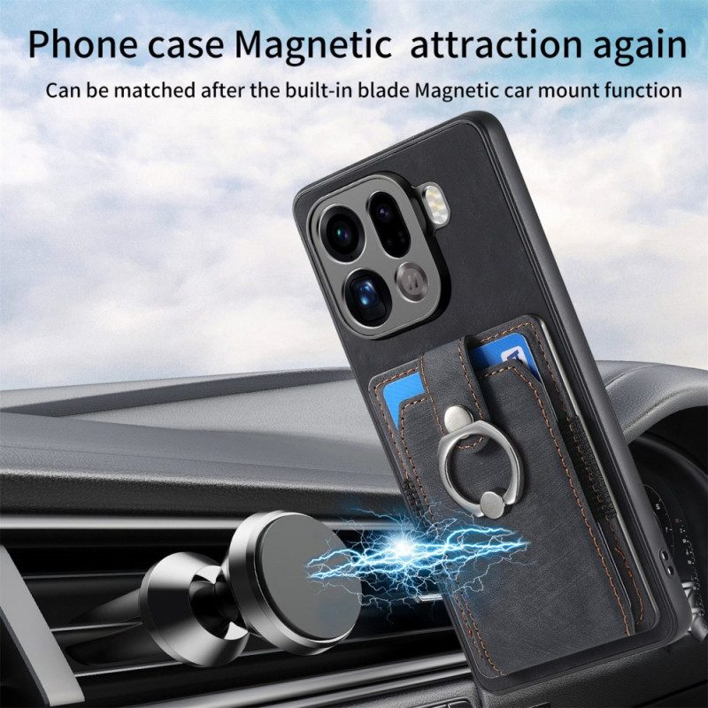 Skal Oppo Find X9 Pro 5g Telefonfodral Korthållare Och Ring