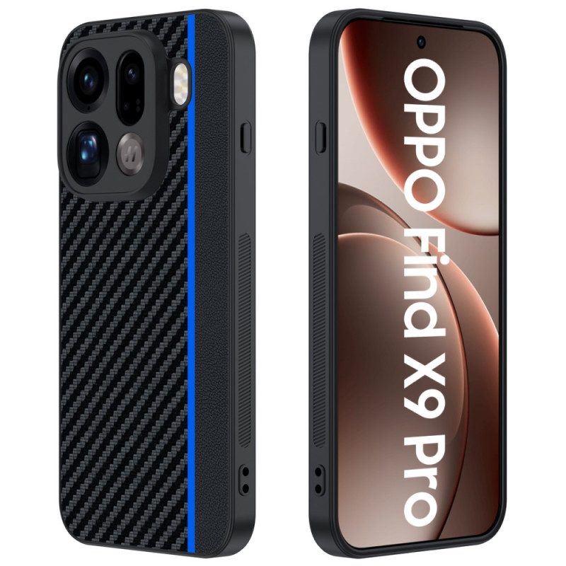 Skal Oppo Find X9 Pro 5g Telefonfodral Stel Med Kolfiberstruktur