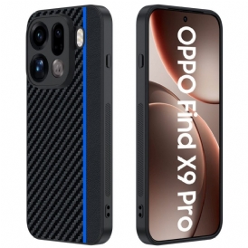 Skal Oppo Find X9 Pro 5g Telefonfodral Stel Med Kolfiberstruktur