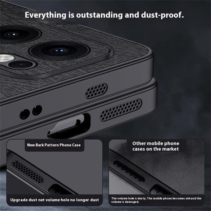 Skal Oppo Reno 13f 4g / 5g / 13 Fs 5g Träeffekt