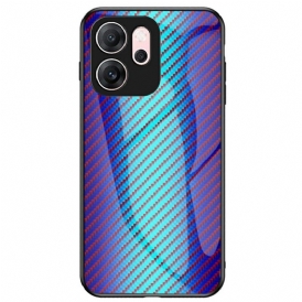 Skal Oppo Reno 14f 5g Telefonfodral Härdat Glas I Kolfiber