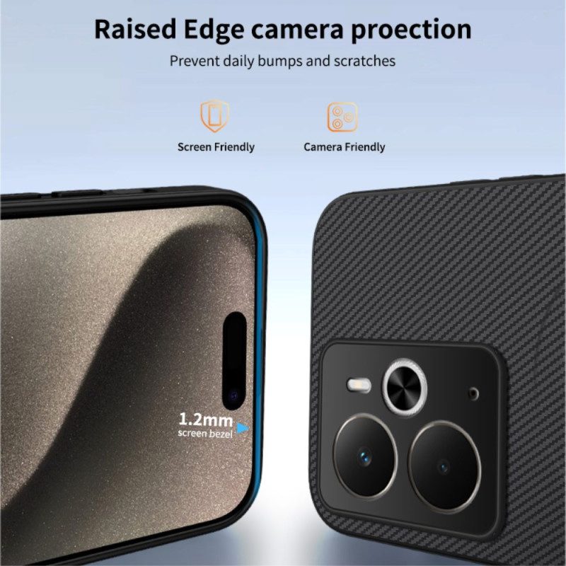 Skal Realme 14 5g Telefonfodral Kompatibel Med Magsafe Kolfiber