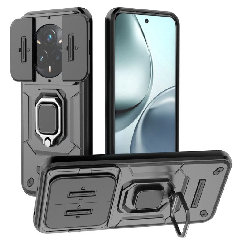 Skal Realme 14 Pro Plus 5g Slitstark Ring Med Glidande Kameraskydd