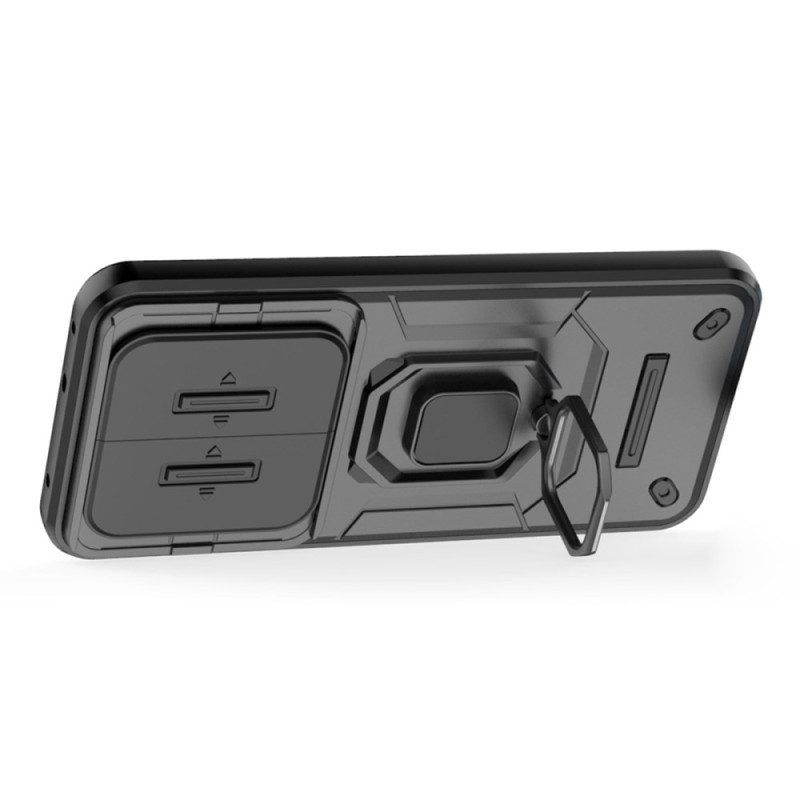 Skal Realme 14 Pro Plus 5g Slitstark Ring Med Glidande Kameraskydd