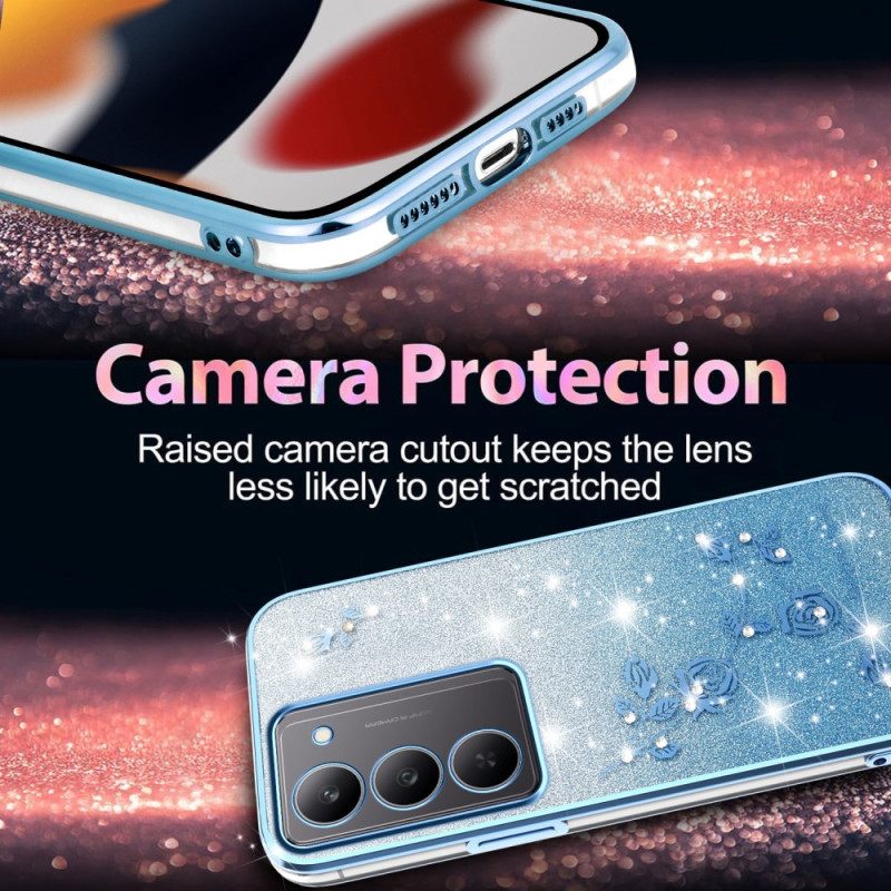 Skal Realme 14x 5g Kadem Blommor Och Strass