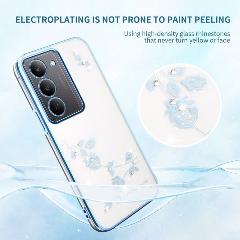 Skal Realme 14x 5g Kadem Blomsterdekorationer Och Strass