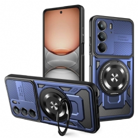 Skal Realme 14x 5g Telefonfodral Magnetisk Med Roterande Stativ