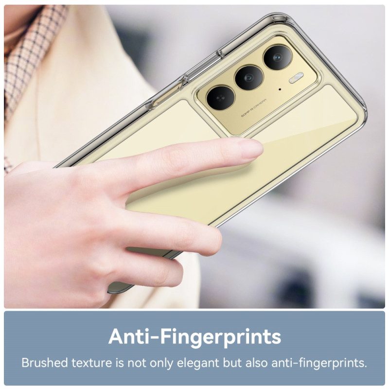 Skal Realme 14x 5g Transparent Med Skärmskydd I Härdat Glas