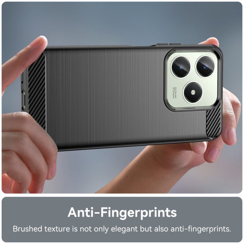 Skal Realme C61 Telefonfodral Borstad Kolfiber