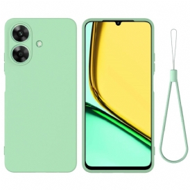 Skal Realme Note 60 Flytande Silikon Med Snodd