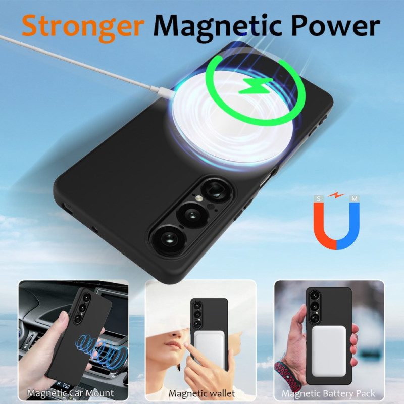 Skal Sony Xperia 1 Vii Magsafe-kompatibel Silikon Med Snodd