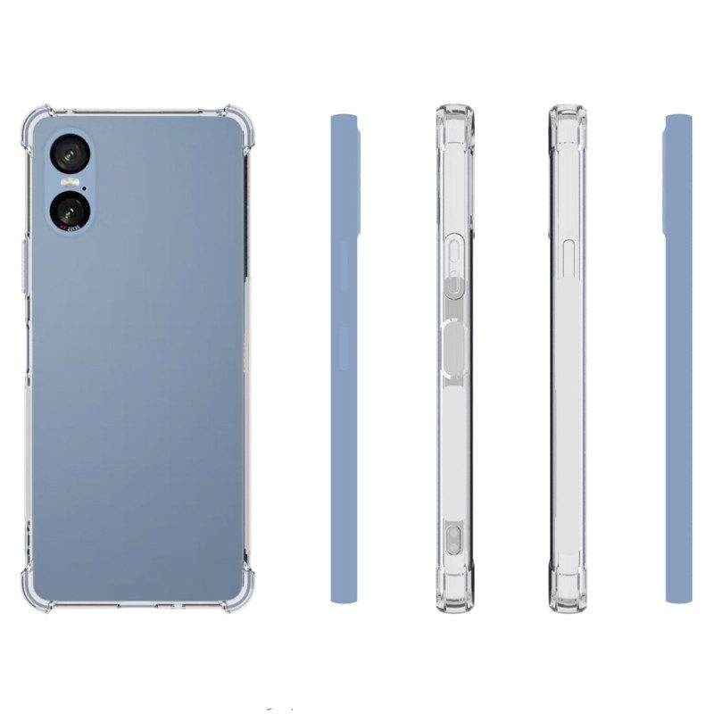Skal Sony Xperia 10 Vi Telefonfodral Transparenta Förstärkta Hörn