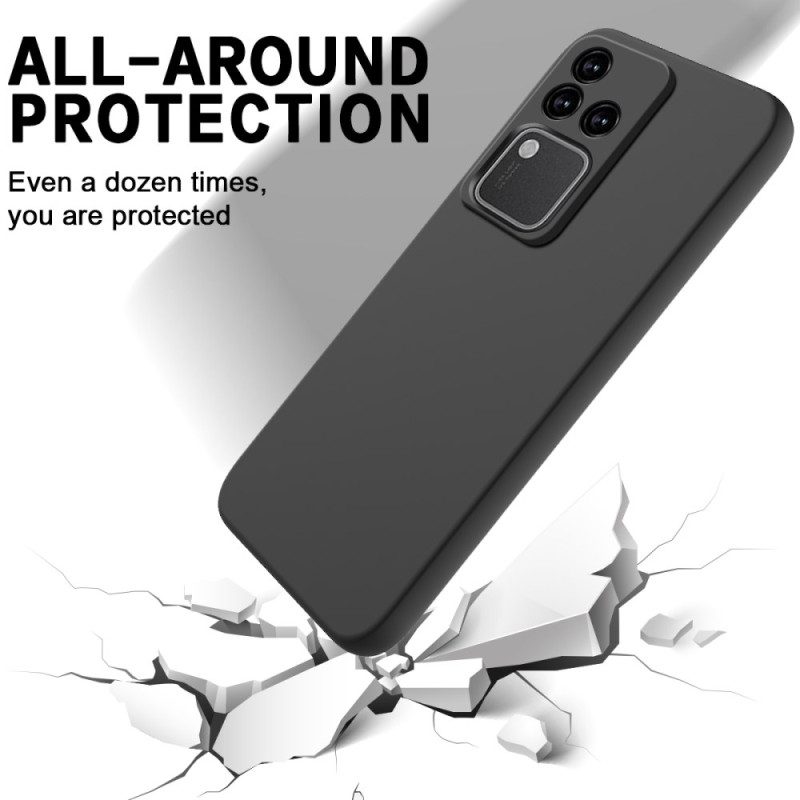 Skal Vivo V30 5g Telefonfodral Flytande Silikonrem