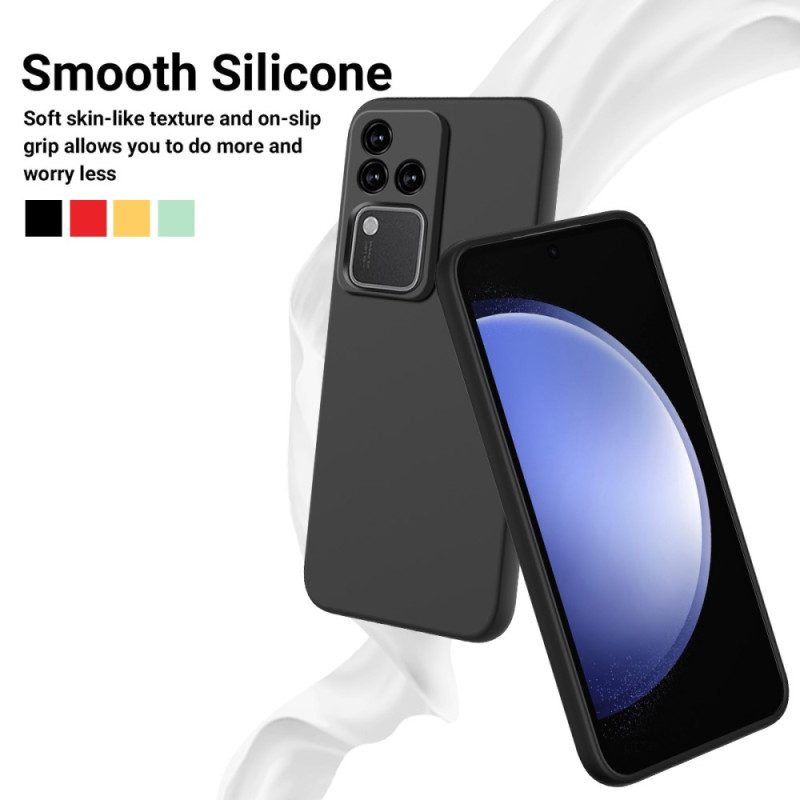 Skal Vivo V30 5g Telefonfodral Flytande Silikonrem