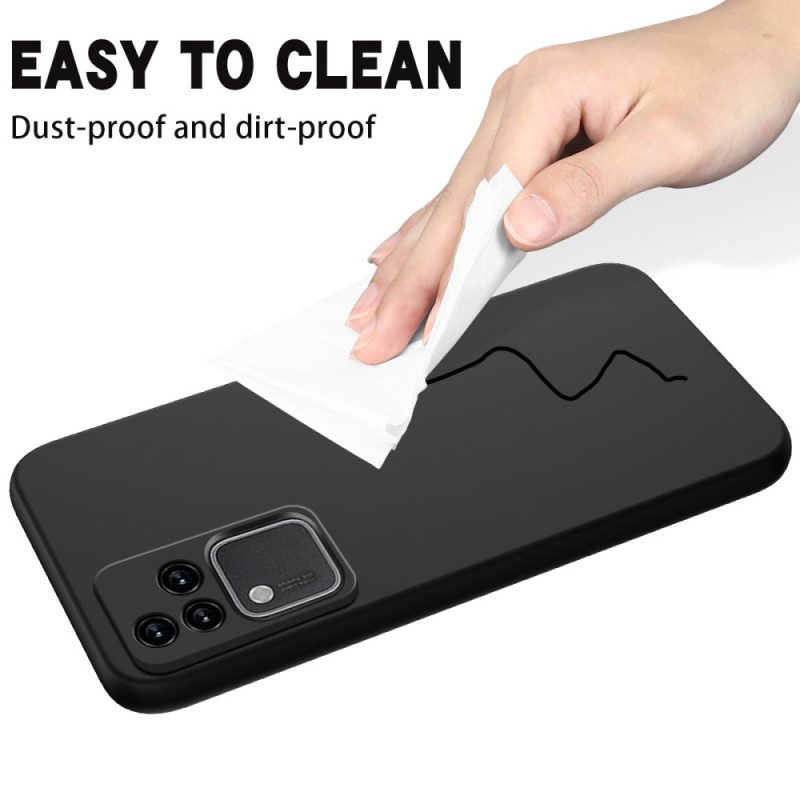 Skal Vivo V30 5g Telefonfodral Flytande Silikonrem