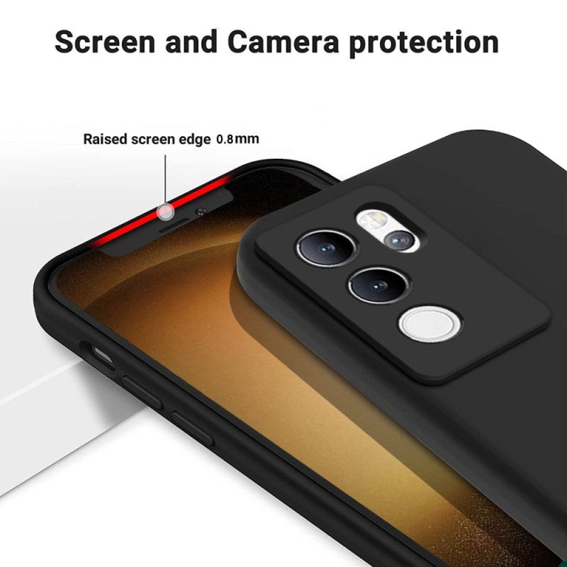 Skal Vivo V30 Lite 5g Flytande Silikon Med Rem